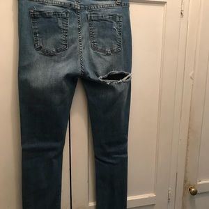 Denim cheeky skinny jeans size 7